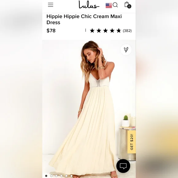 chinese dress ladies Ava's Boho V-Neck Button-Down Maxi Dress main image 0